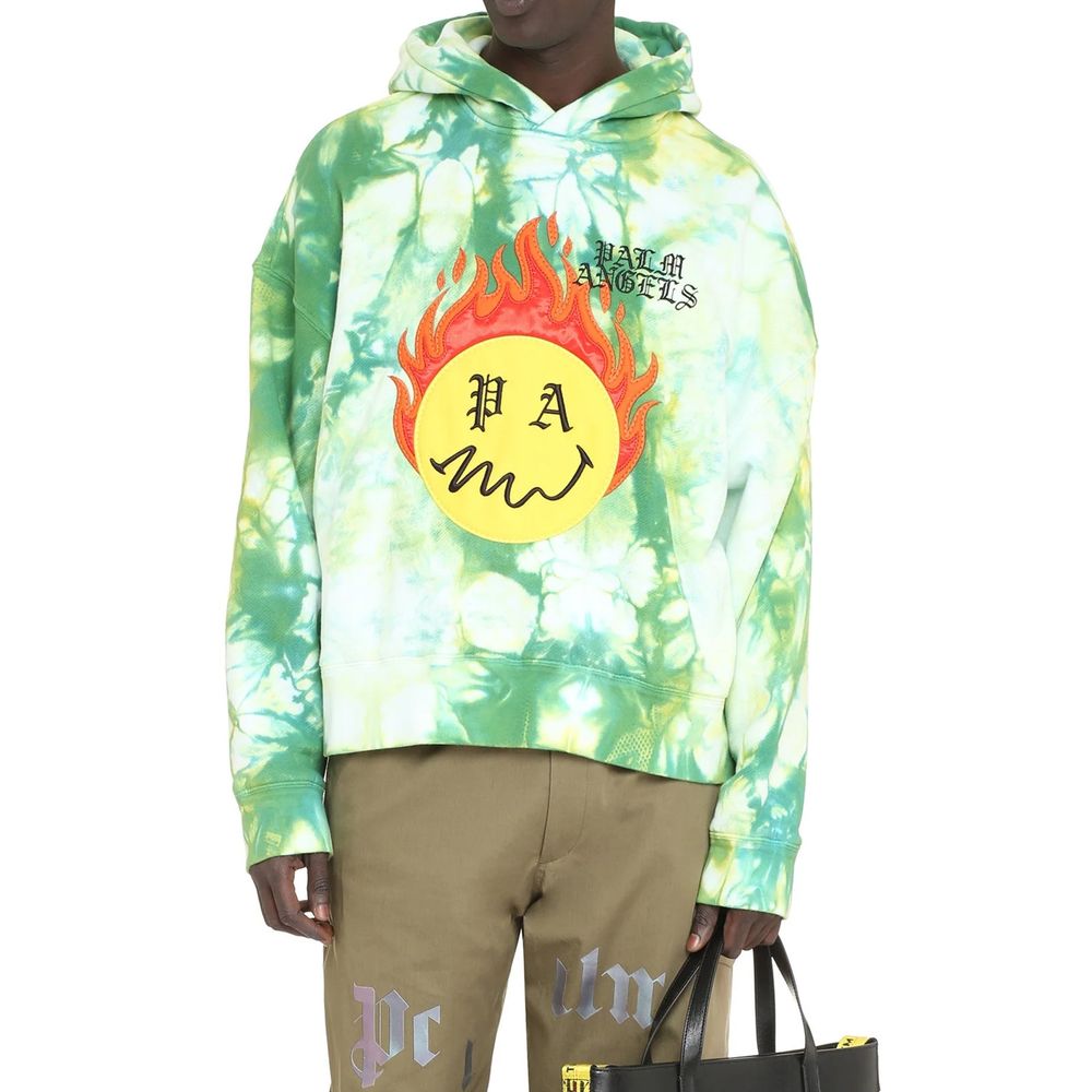 Palm Angels Bicolor Cotton Men's Sweatshirt