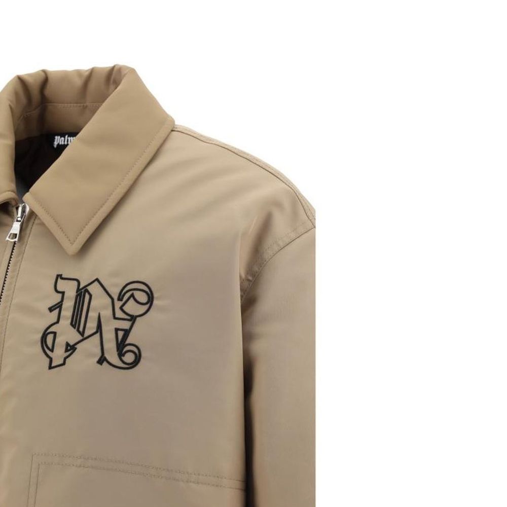 Palm Angels Beige Polyamide Men's Bomber