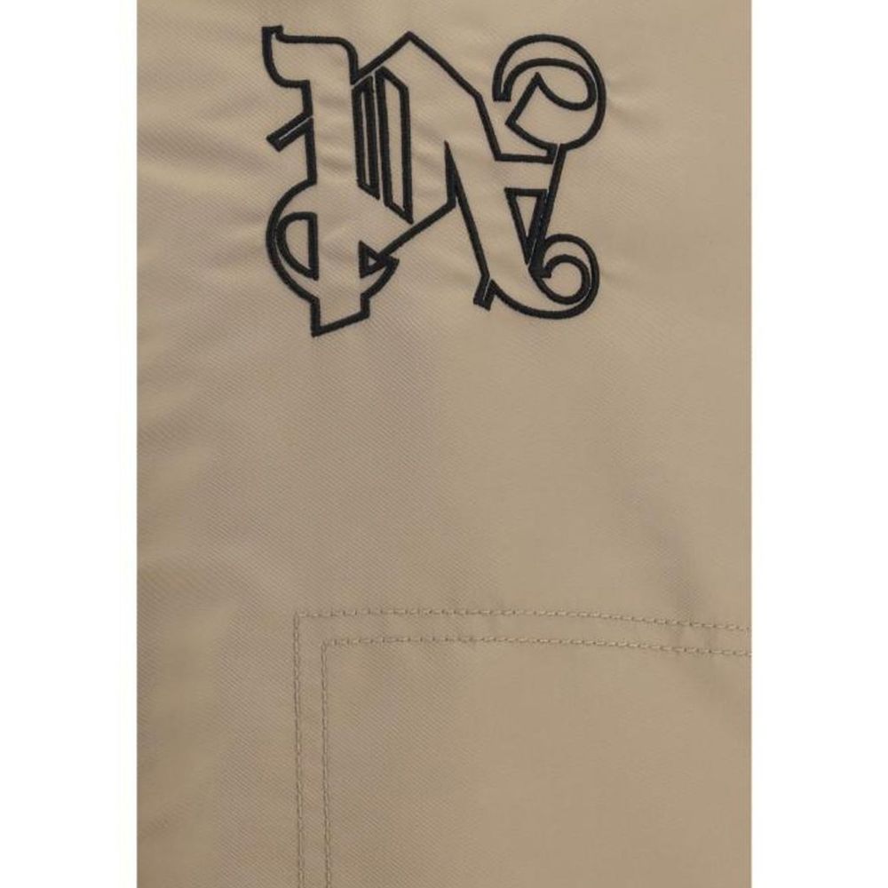 Palm Angels Beige Polyamide Men's Bomber