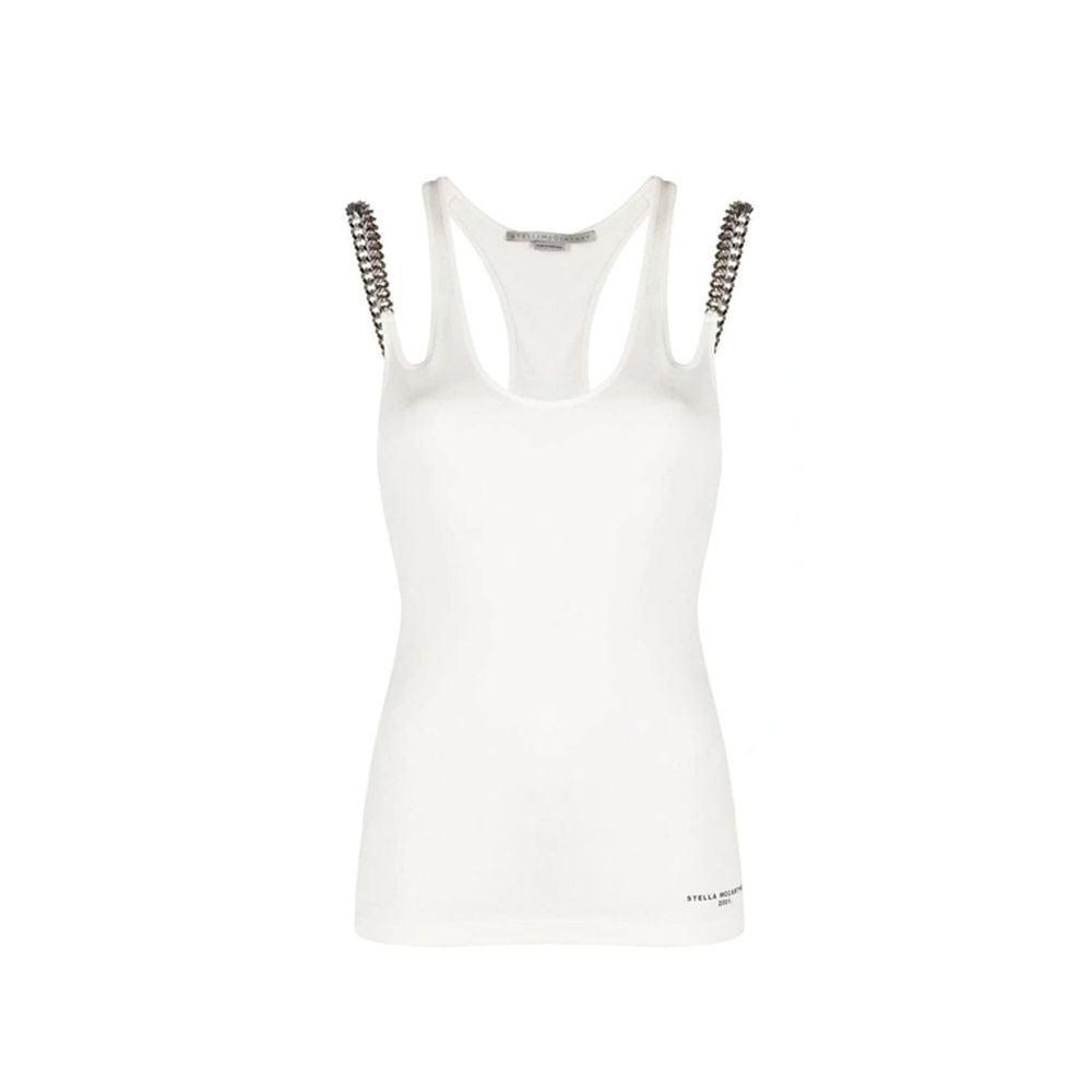 Stella McCartney White Cotton Tank Women's Tops