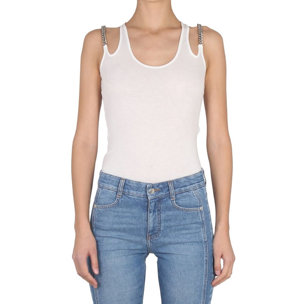 Stella McCartney White Cotton Tank Women's Tops