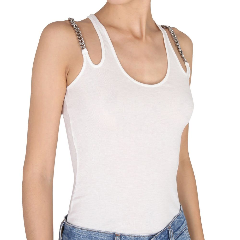Stella McCartney White Cotton Tank Women's Tops