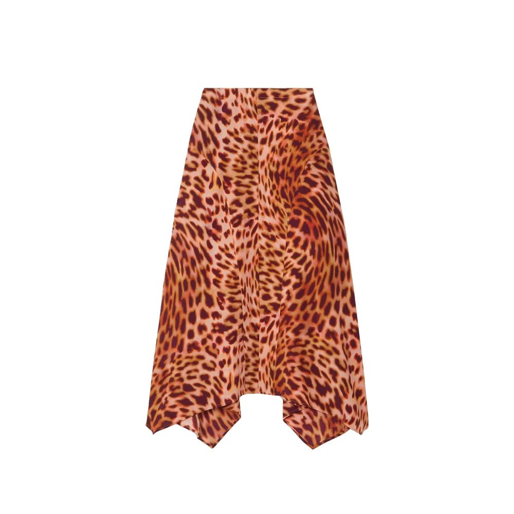 Stella McCartney Orange Silk Casual Women's Dress