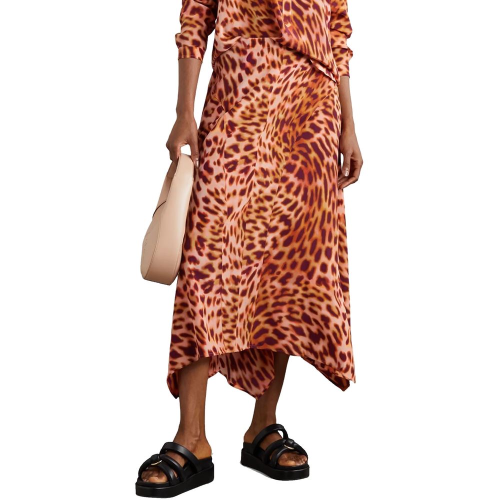Stella McCartney Orange Silk Casual Women's Dress