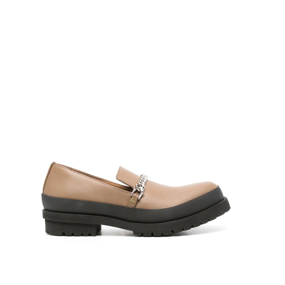 Stella McCartney Brown Vegan Leather Slip-On Women's Loafers