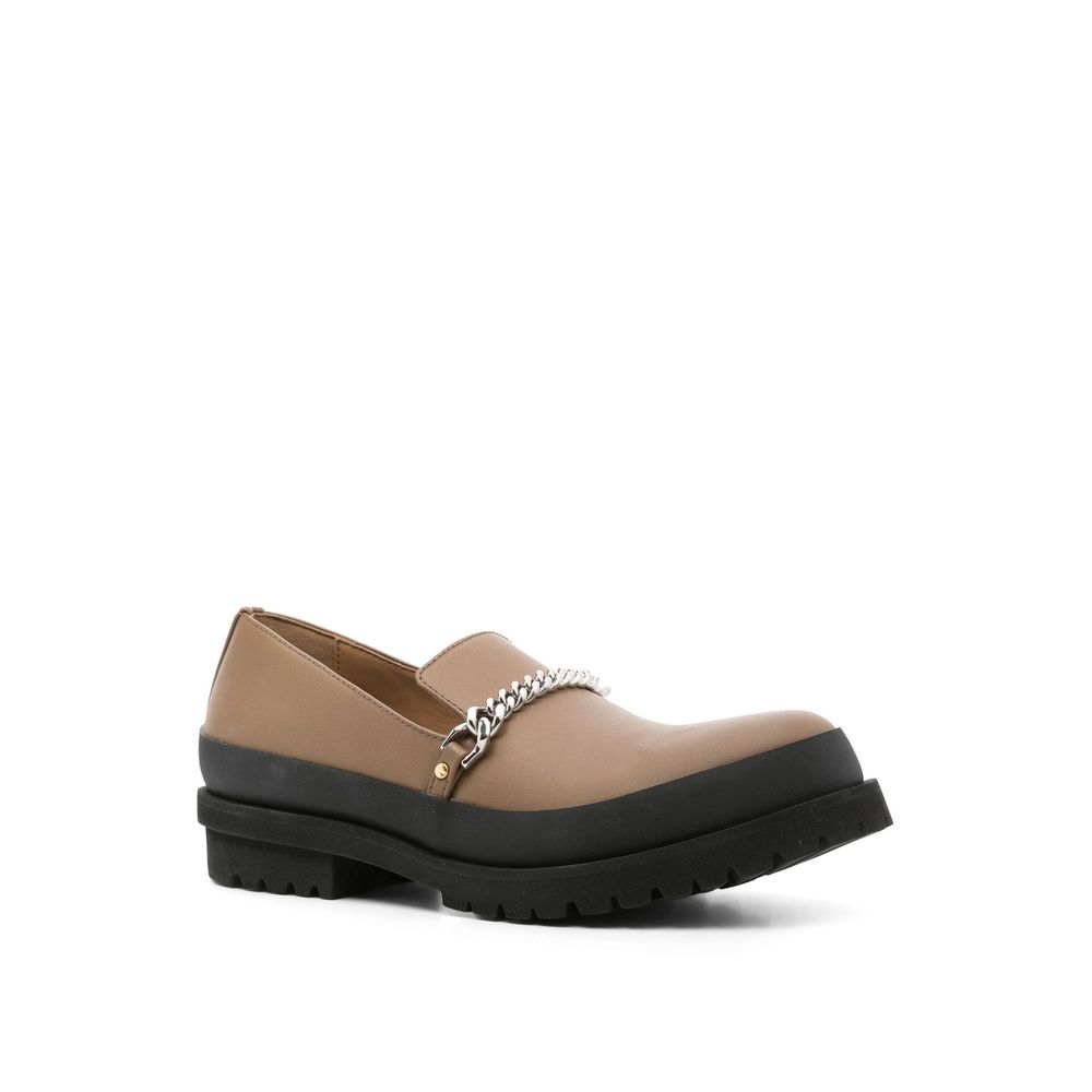 Stella McCartney Brown Vegan Leather Slip-On Women's Loafers