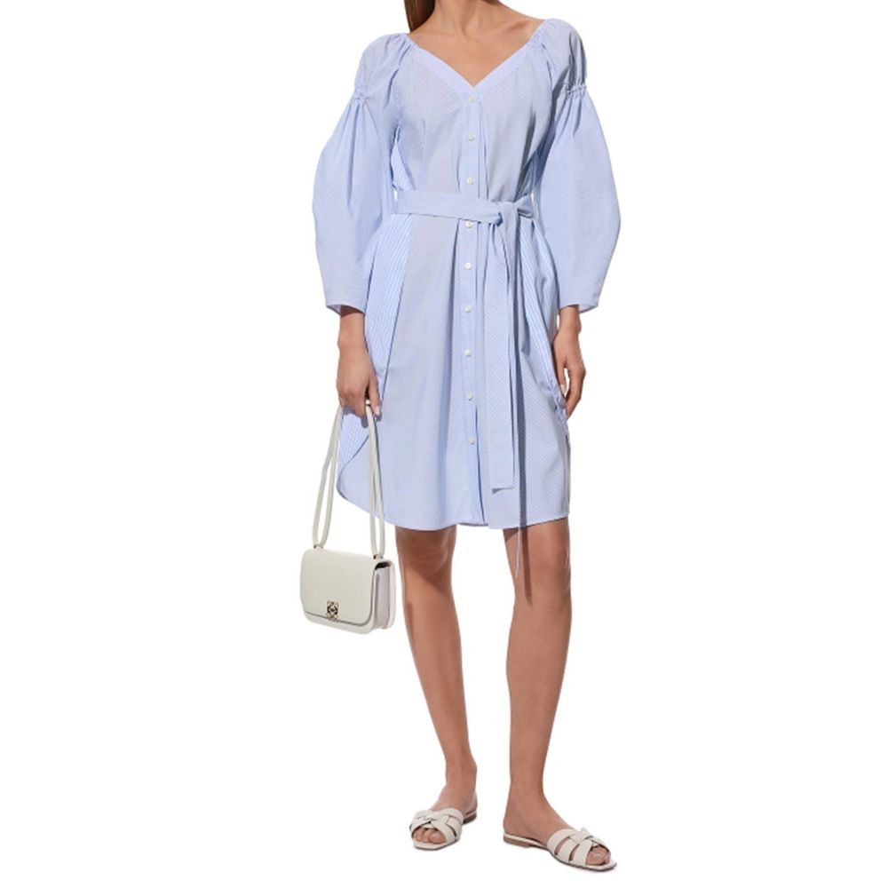Stella McCartney Blue Cotton Casual Women's Dress