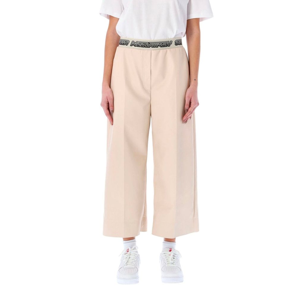 Stella McCartney Beige Viscose Casual Women's Pants