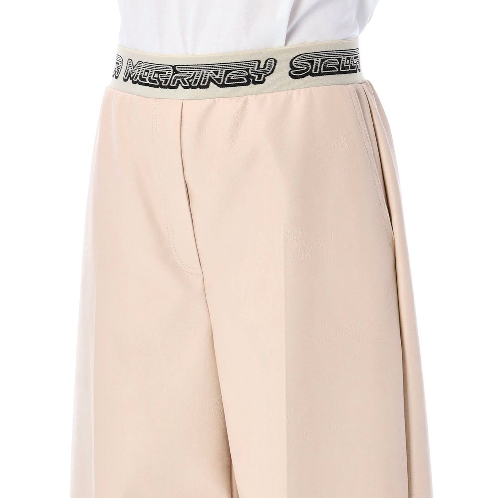 Stella McCartney Beige Viscose Casual Women's Pants