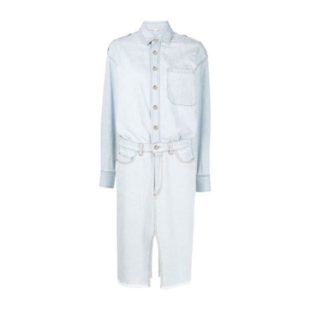 Stella McCartney Blue Cotton Casual Women's Dress