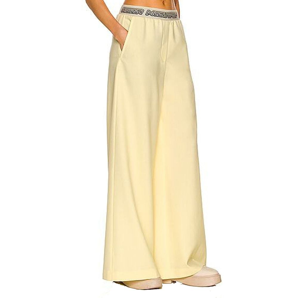 Stella McCartney Bicolor Wool Casual Women's Pants