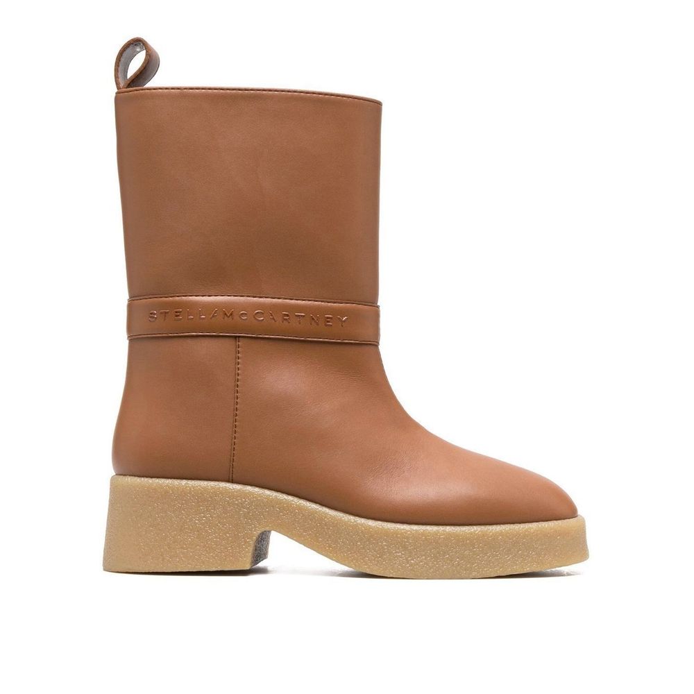 Stella McCartney Brown Polyethylene Ankle Women's Boots