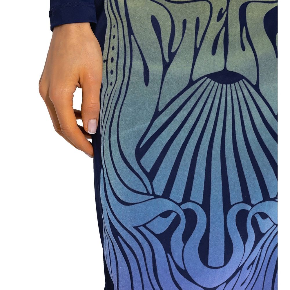 Stella McCartney Blue Polyamide Long Women's Skirt
