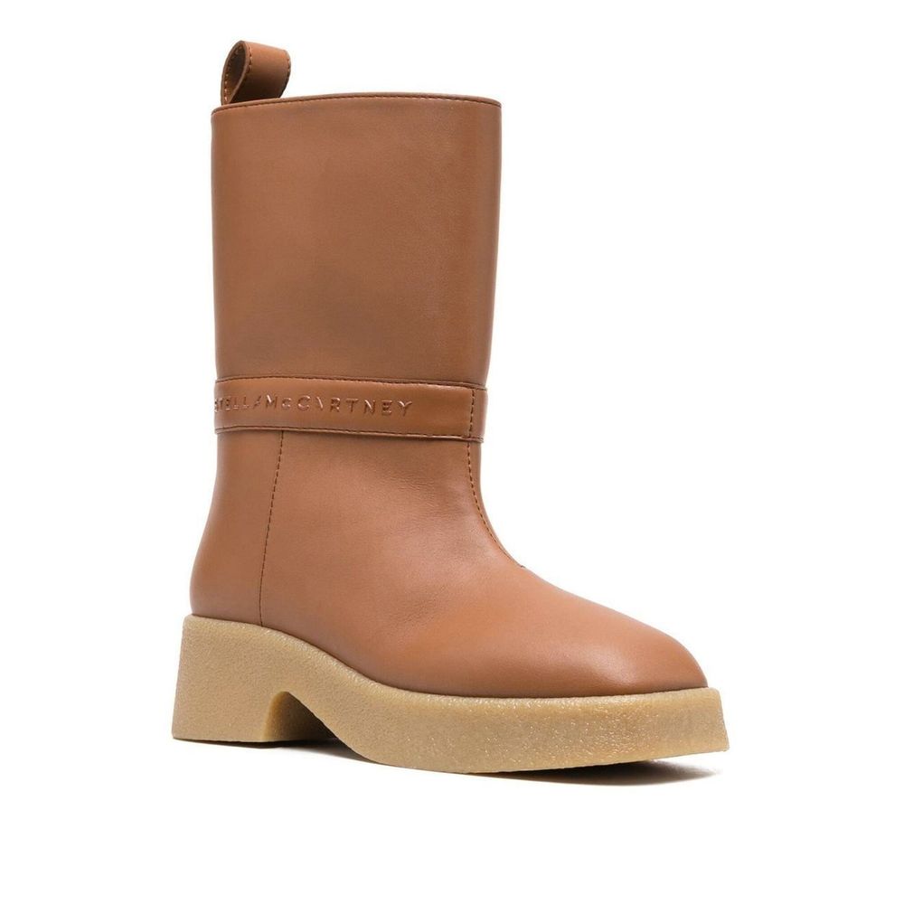 Stella McCartney Brown Polyethylene Ankle Women's Boots