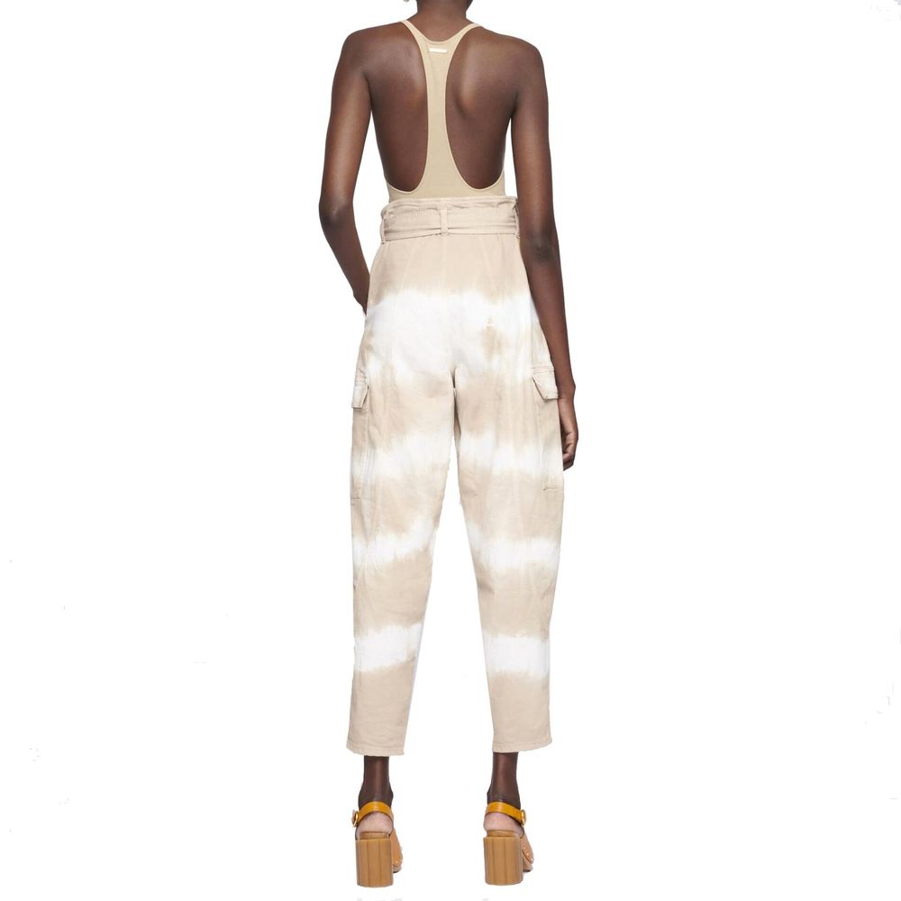 Stella McCartney White Cotton Cargo Women's Pants