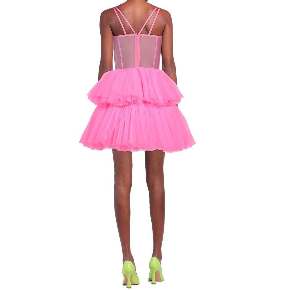 19:13 DRESSCODE Multicolor Cotton Cocktail Women's Dress