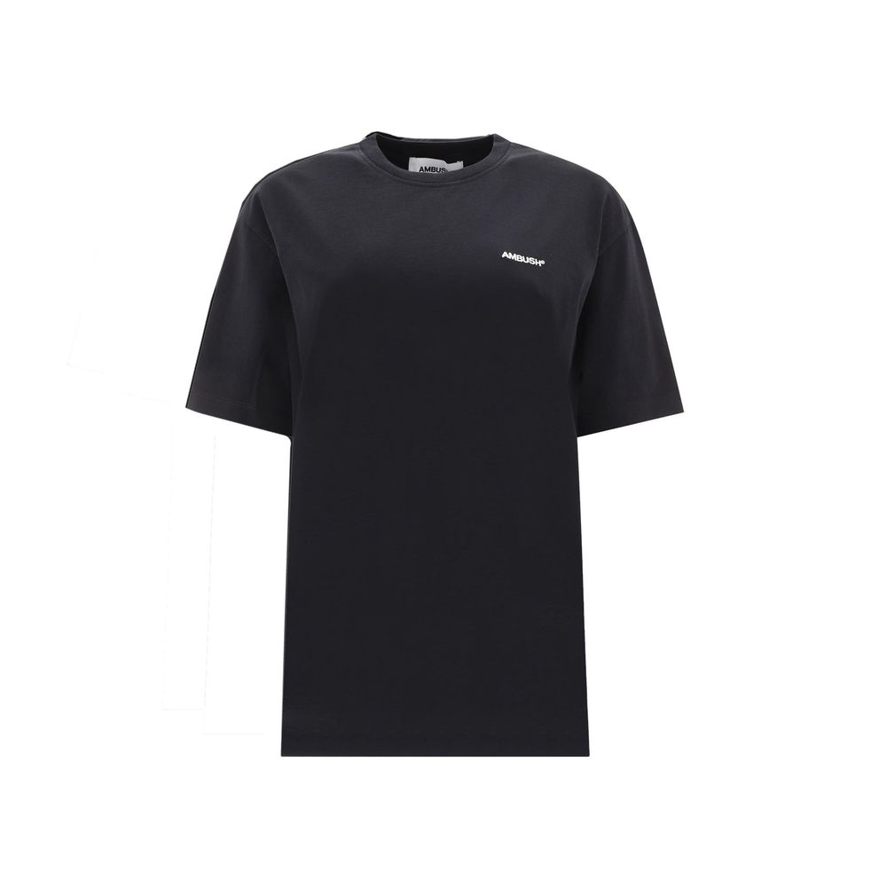 Ambush Black Cotton Women's T-Shirt