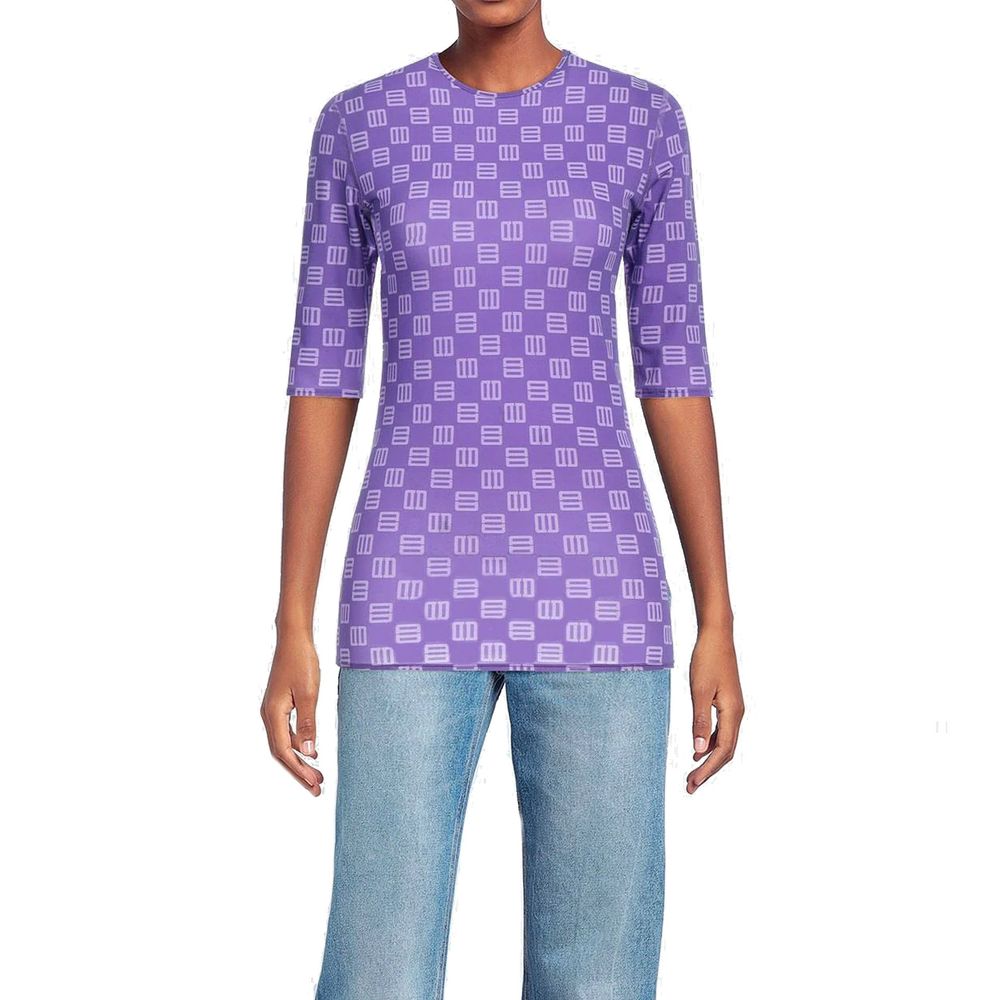 Ambush Purple Elastane Women's T-Shirt