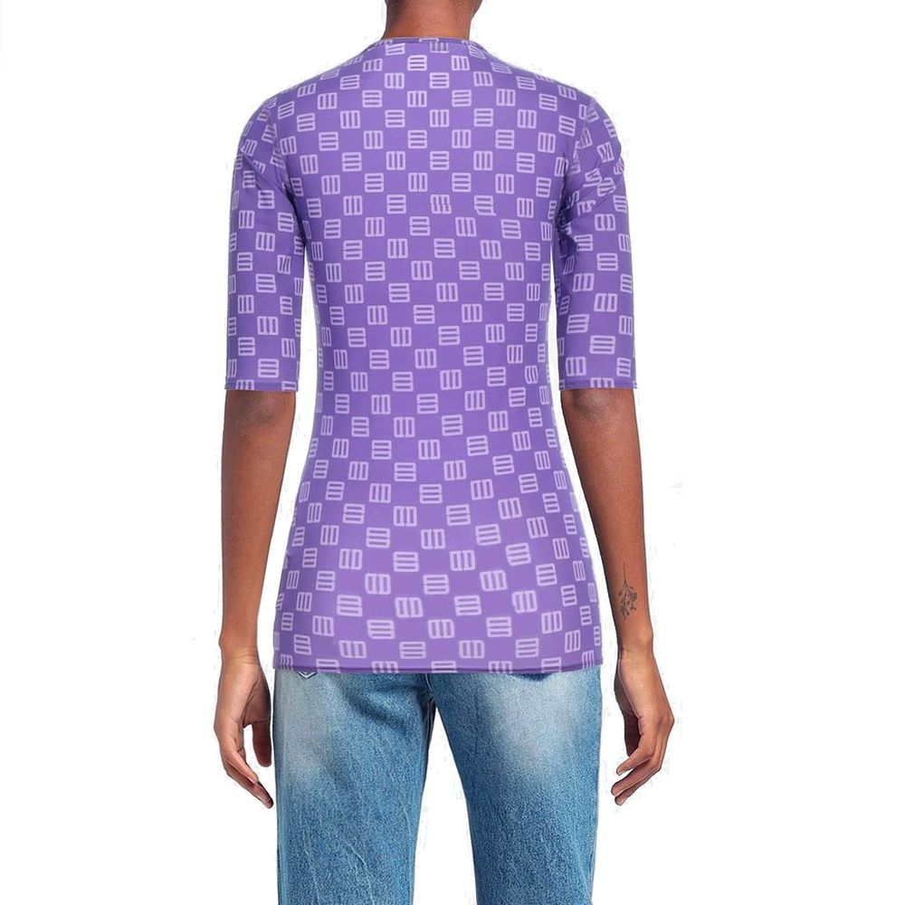 Ambush Purple Elastane Women's T-Shirt