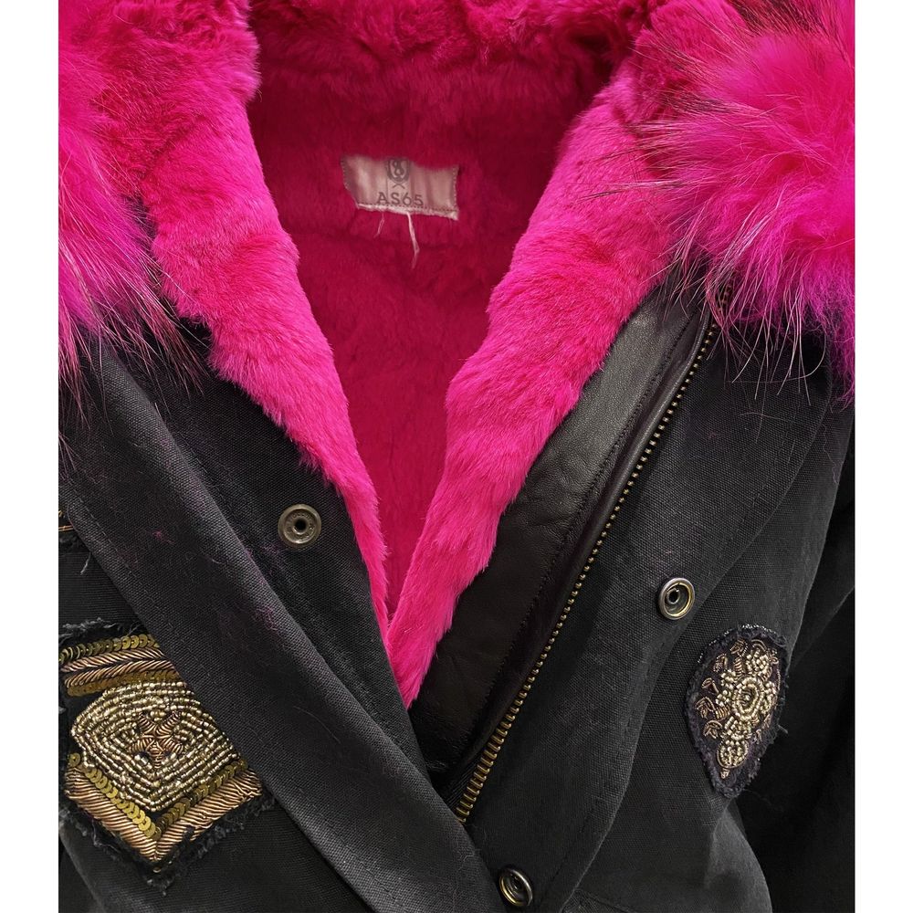 AS65 Black Cotton Women's Parka