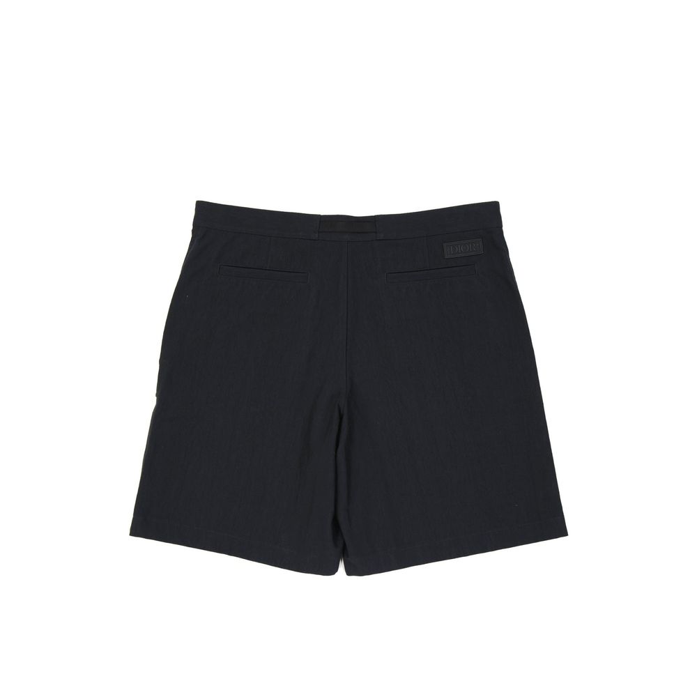 Dior Black Cotton Cargo Men's Shorts