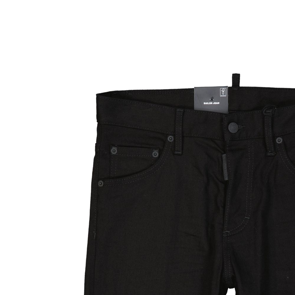 Dsquared² Black Cotton Jeans Women's Denim
