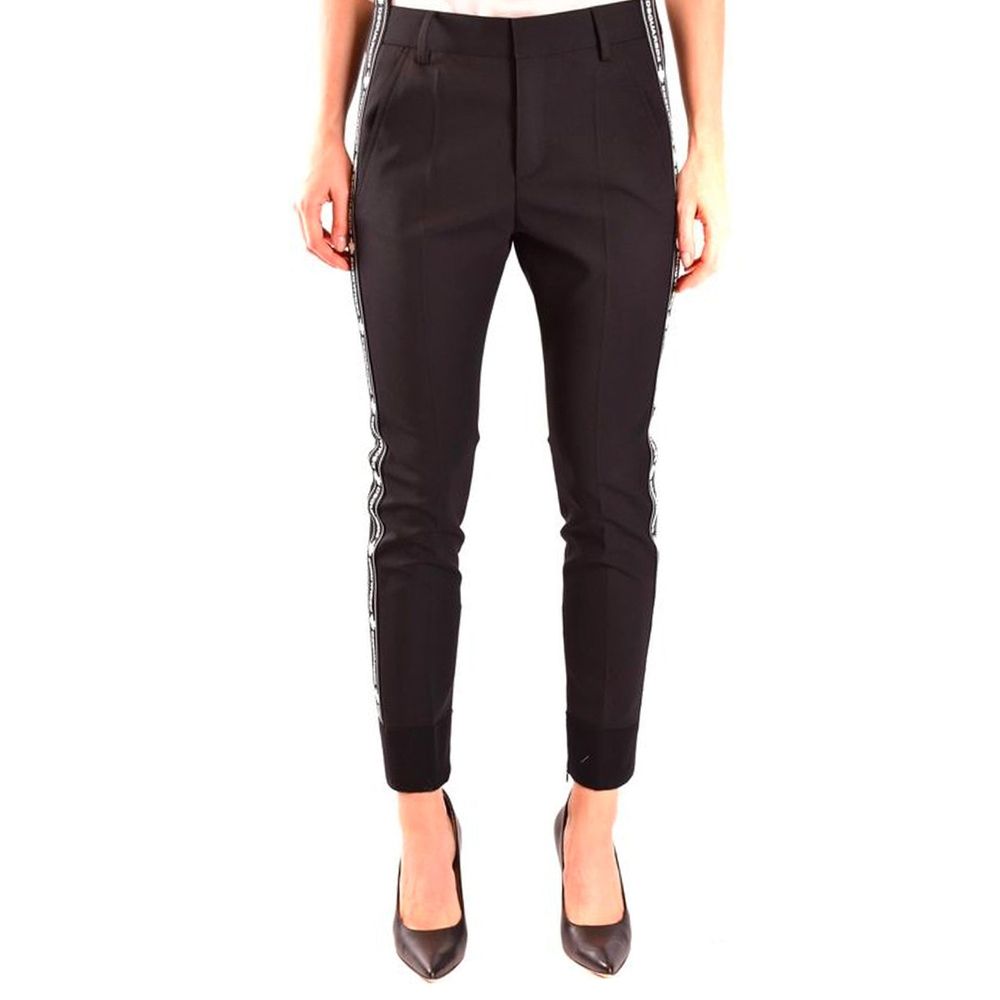 Dsquared² Black Wool Dress Women's Pants