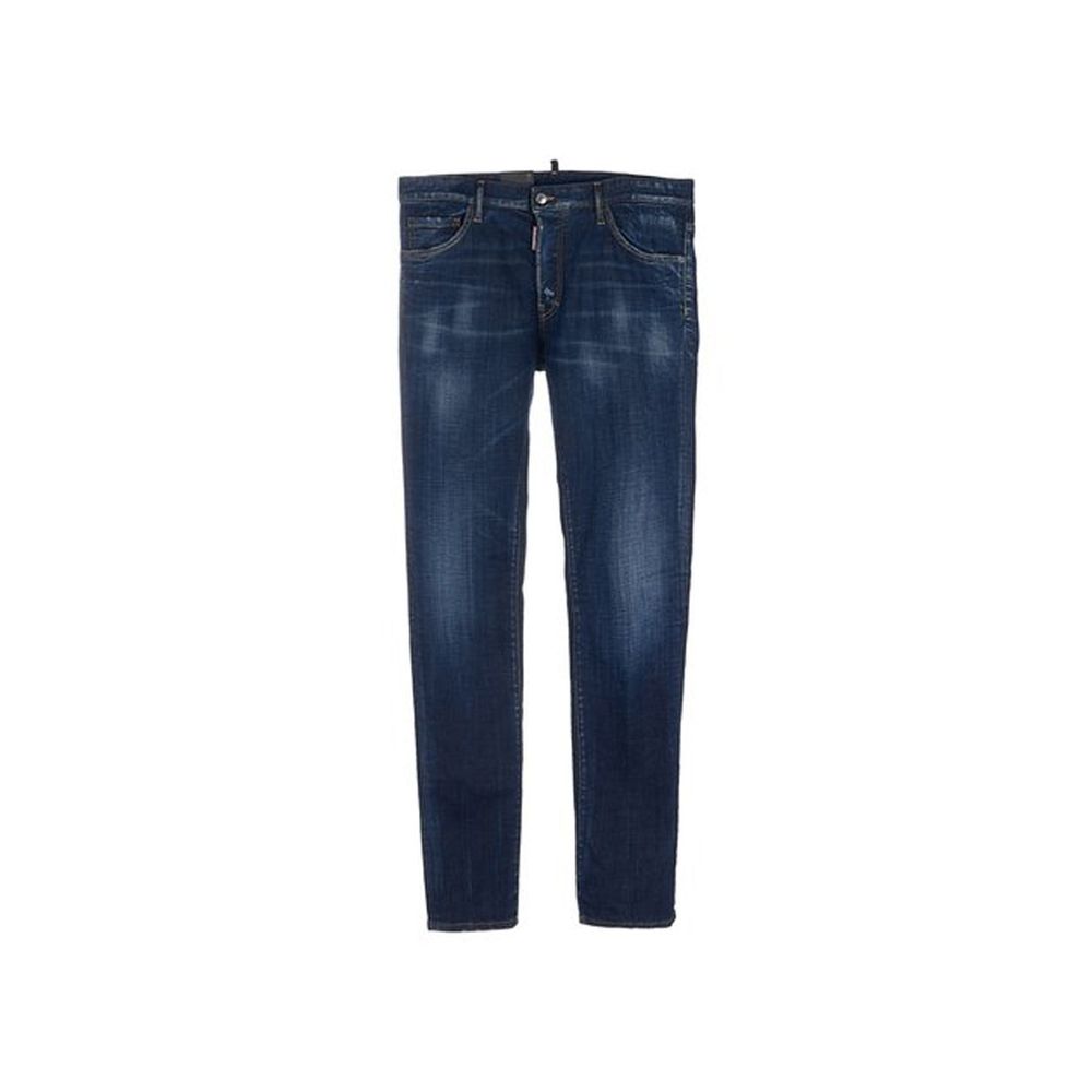 Dsquared² Blue Cotton Slim Fit Women's Jeans