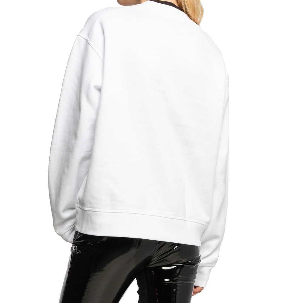 Dsquared² White Cotton Women's Sweatshirt