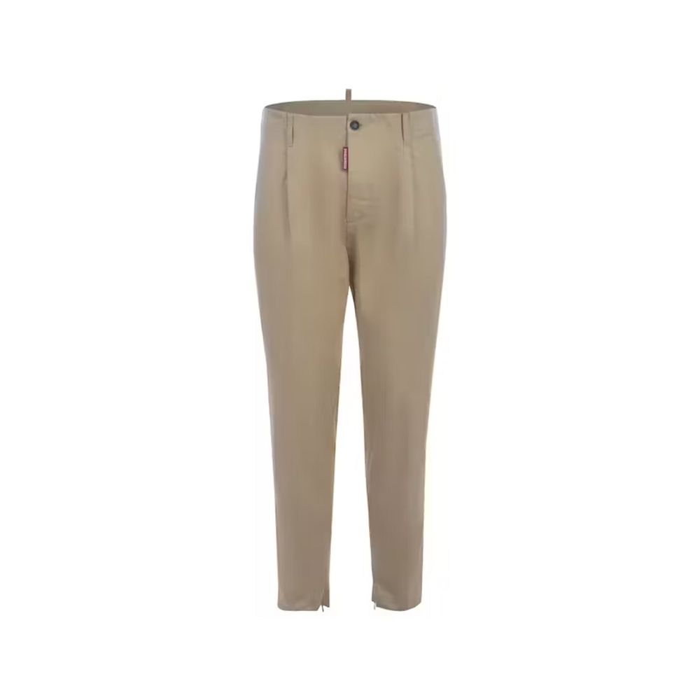 Dsquared² Beige Cotton Chino Men's Pants