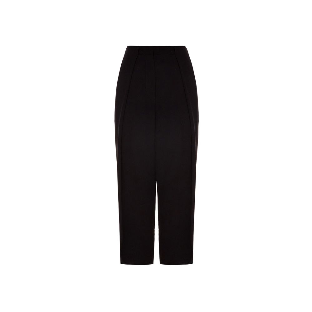 Balmain Black Viscose Casual Women's Pants