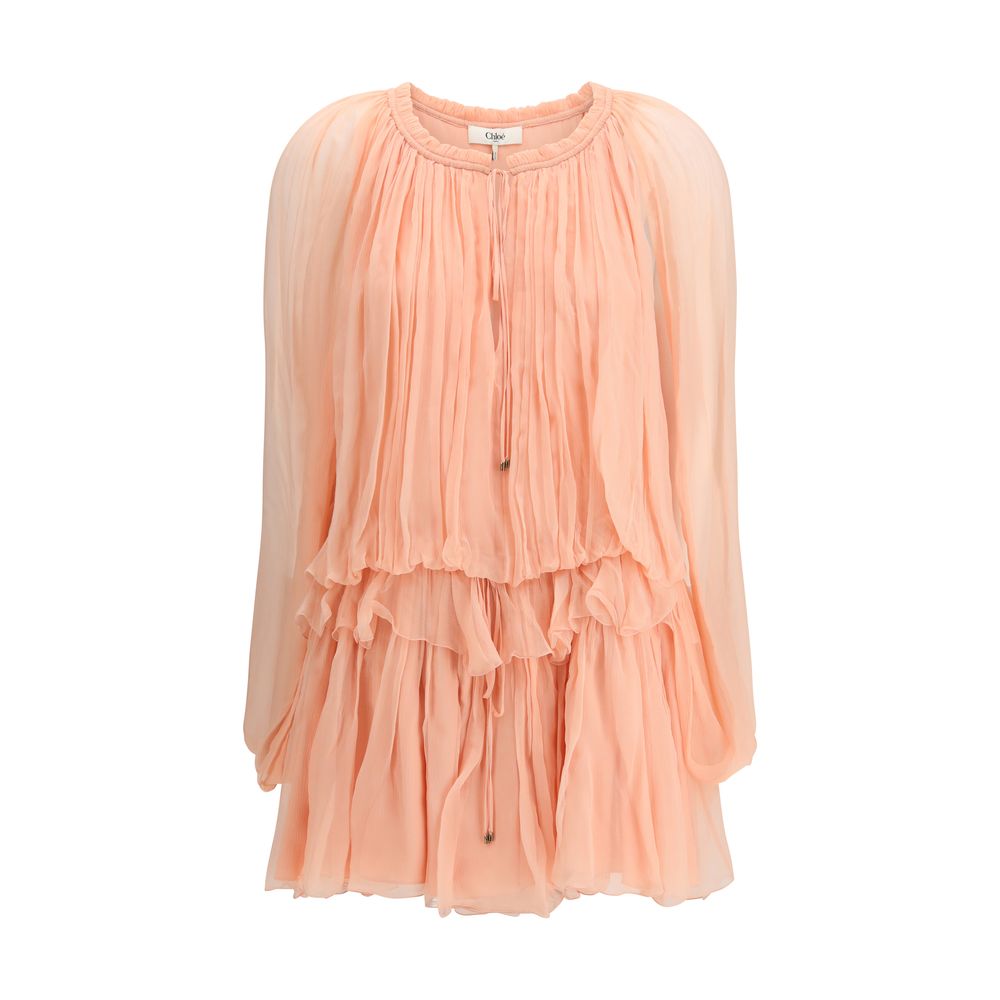 Chloé Multicolor Silk Casual Women's Dress