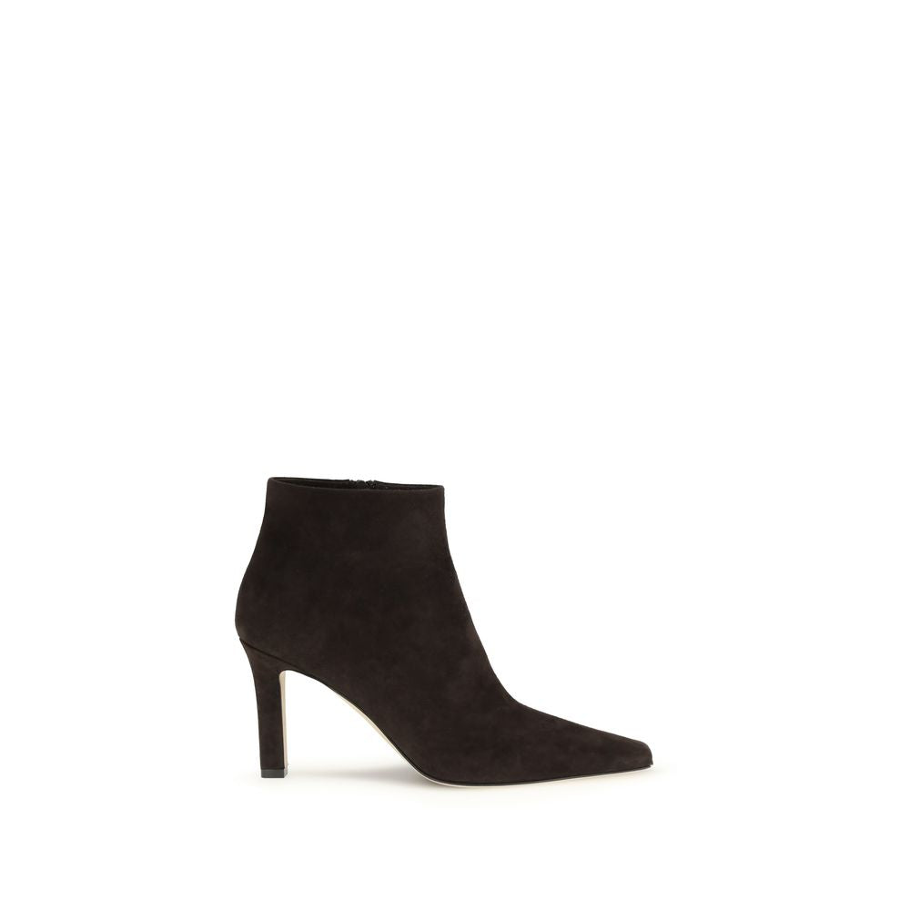 The Row Brown Lamb Leather Ankle Women's Boots