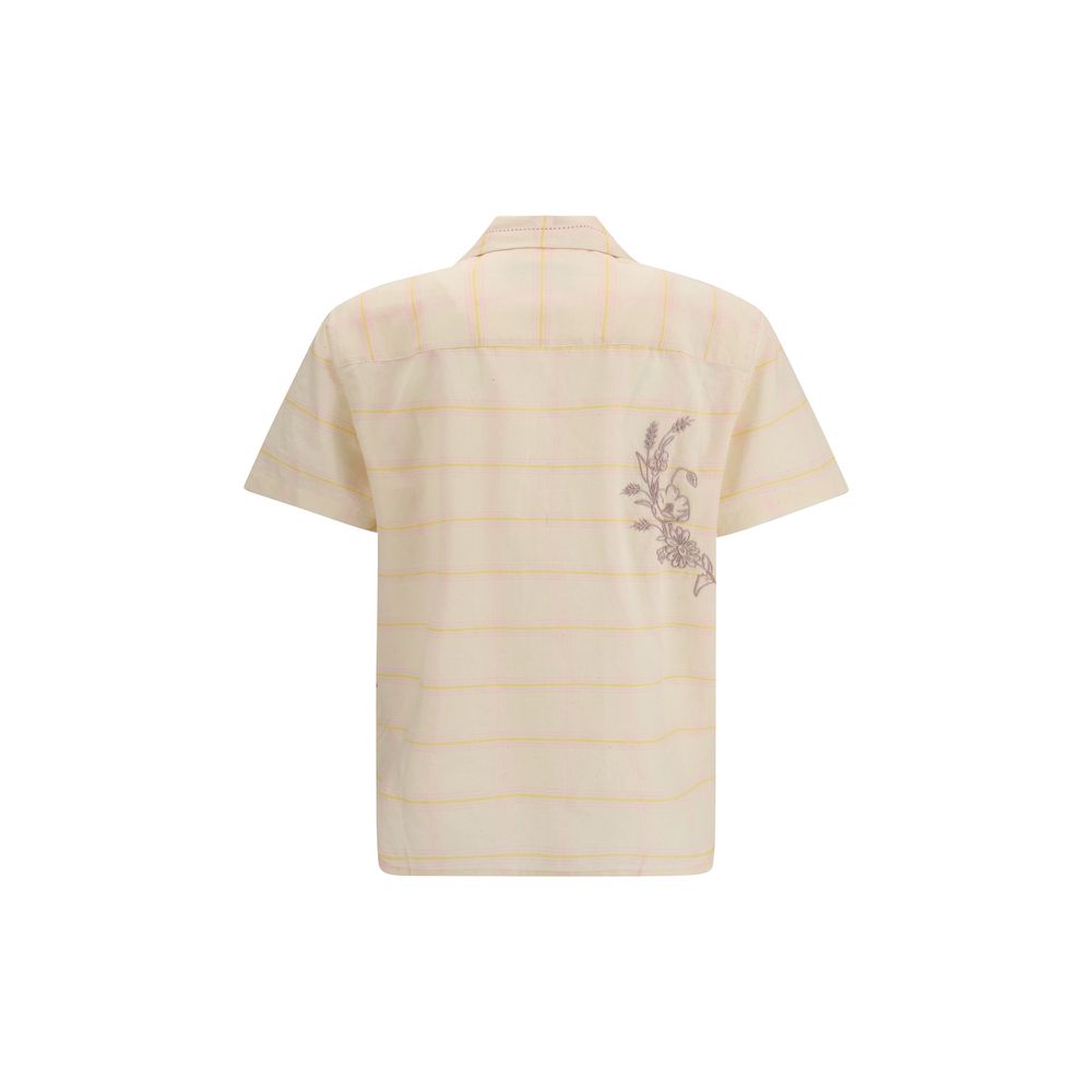 Baziszt Multicolor Cotton Shortsleeve Men's Shirt