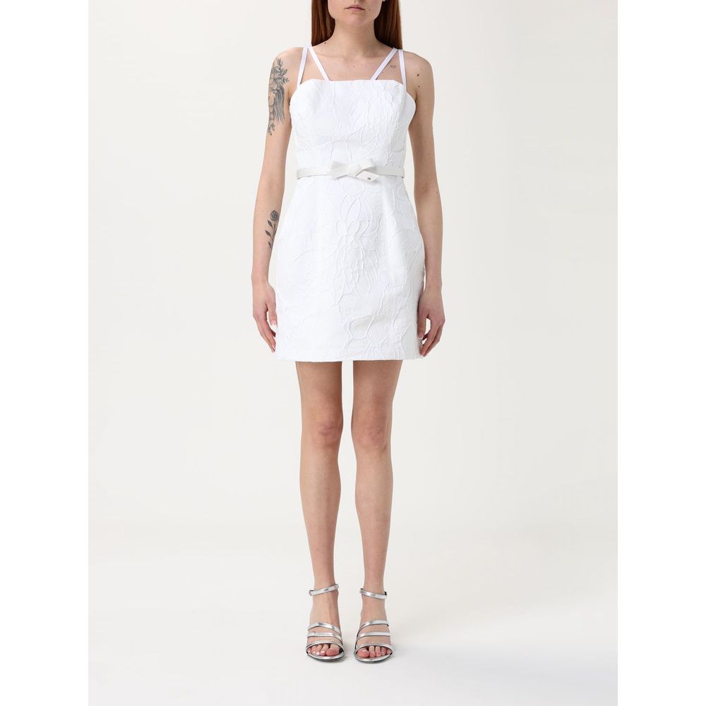 Elisabetta Franchi Beige Polyester Casual Women's Dress