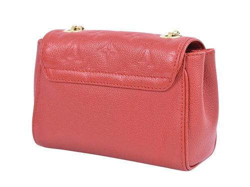 Louis Vuitton Empreinte Red Leather Shoulder Bag (Pre-Owned)