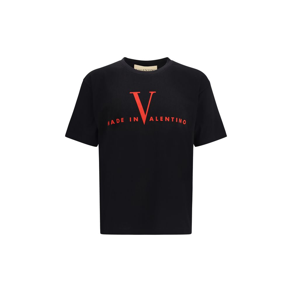 Valentino Garavani Black Cotton Men's T-Shirt
