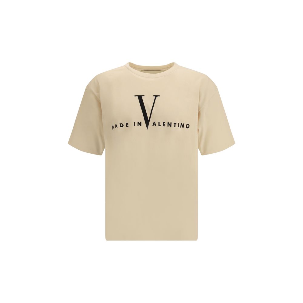Valentino Garavani Beige Cotton Men's T-Shirt