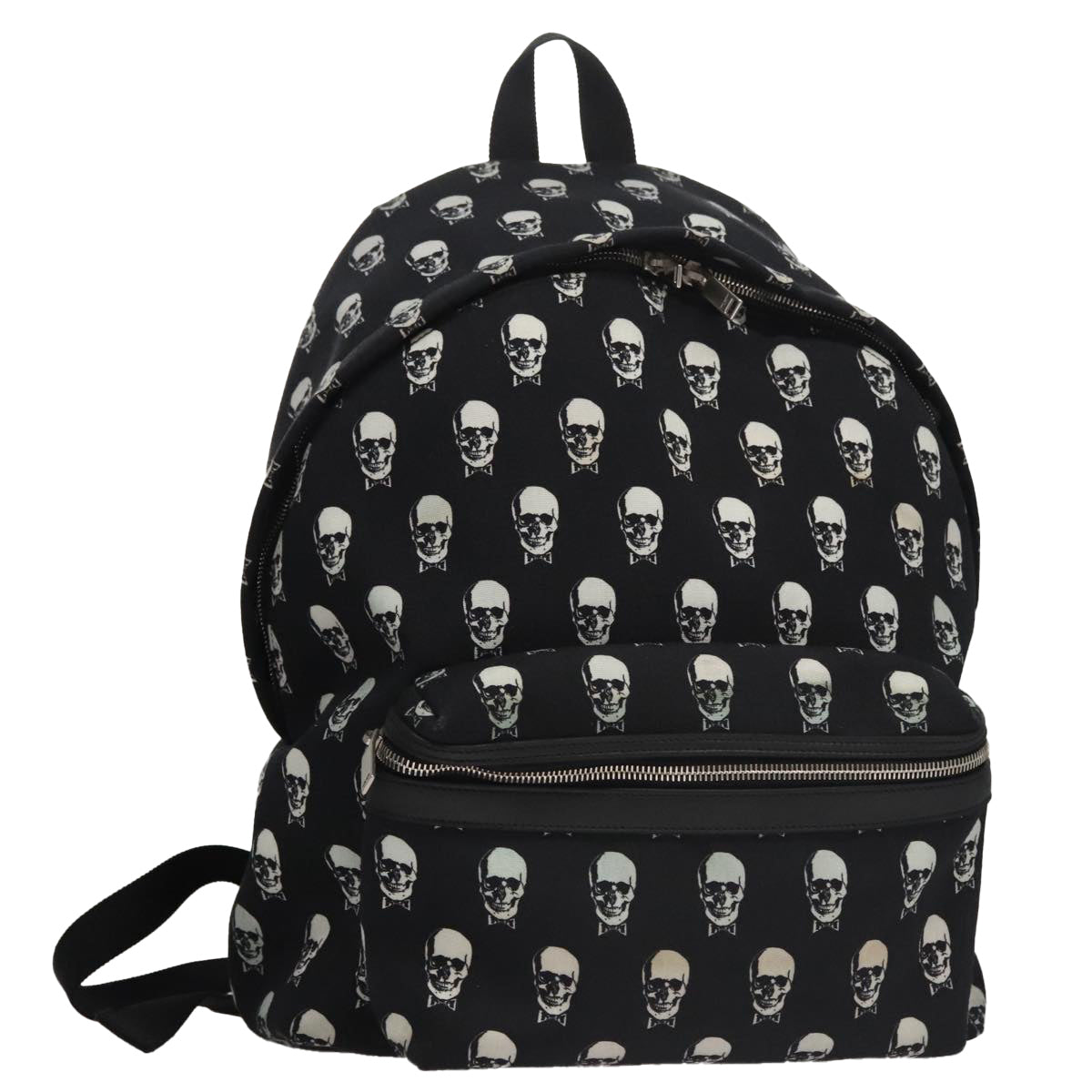 Yves Saint Laurent Black Synthetic Backpack Bag (Pre-Owned)