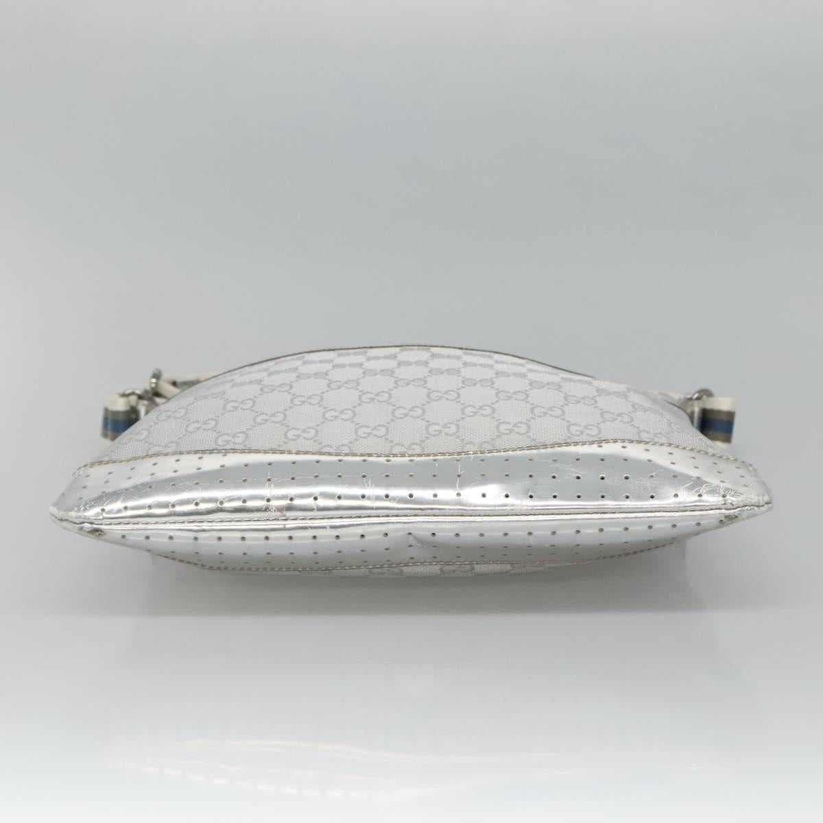 Gucci Gg Canvas Grey Canvas Shoulder Bag (Pre-Owned)