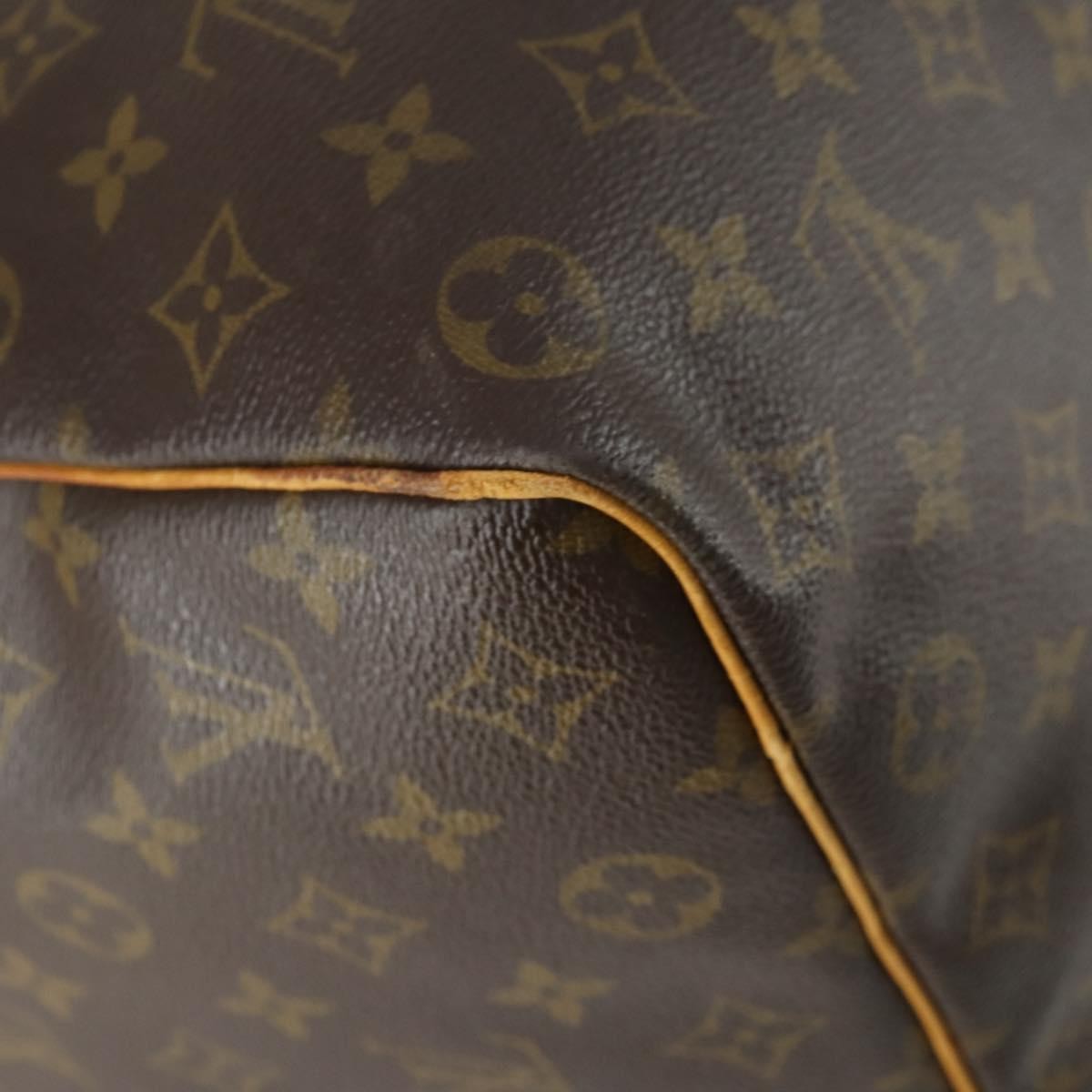 Louis Vuitton Keepall Monogram Canvas Brown Canvas Travel Bag Bag (Pre-Owned)