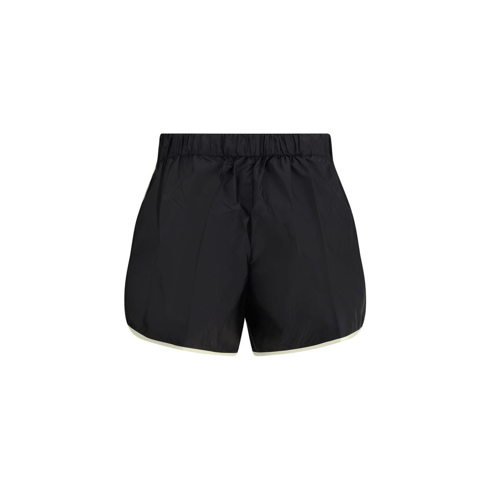 Prada Black Recycled Polyamide Bermuda Women's Shorts