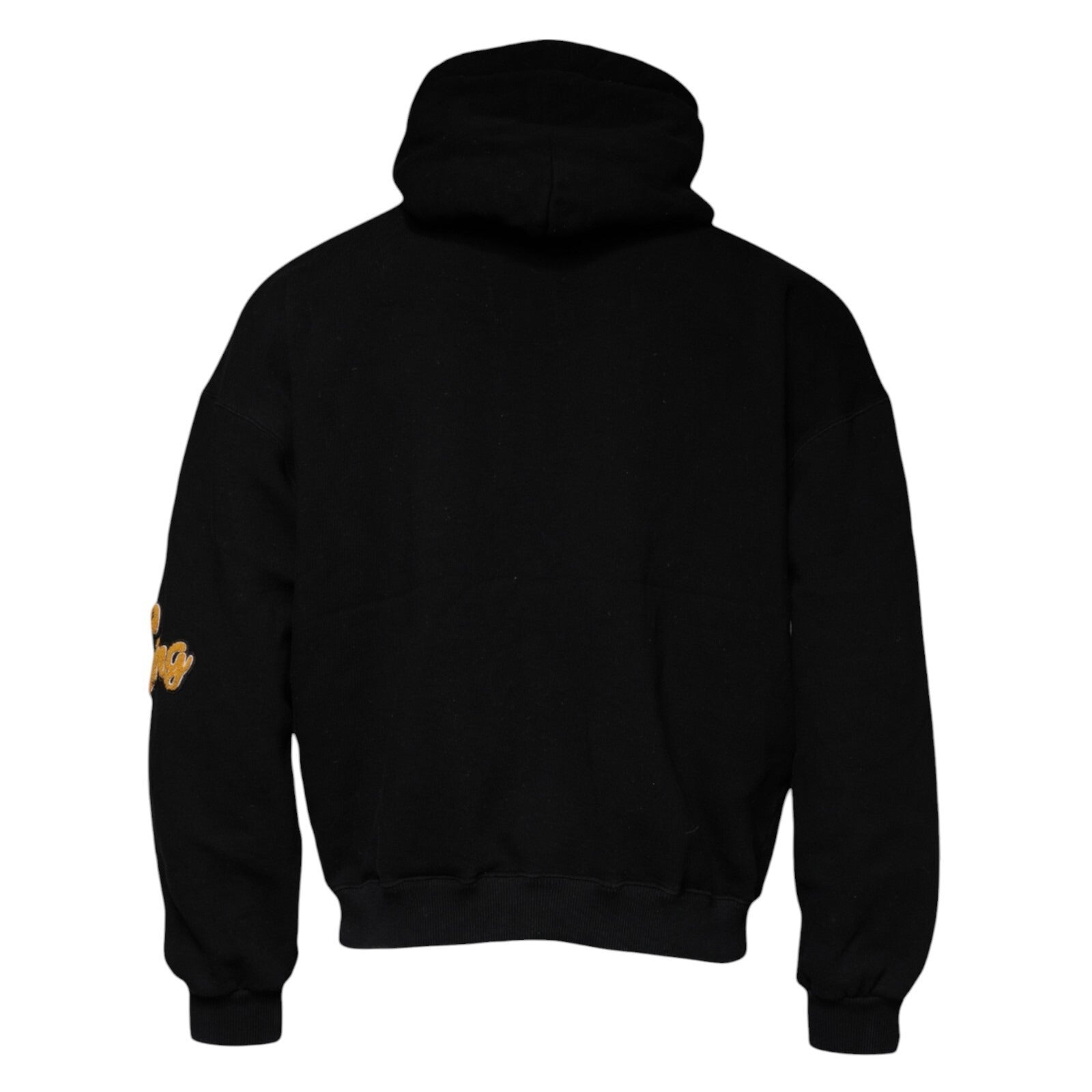 Dolce & Gabbana Black Paradiso Hooded Men Sweatshirt Men's Sweater (Pre-Owned)