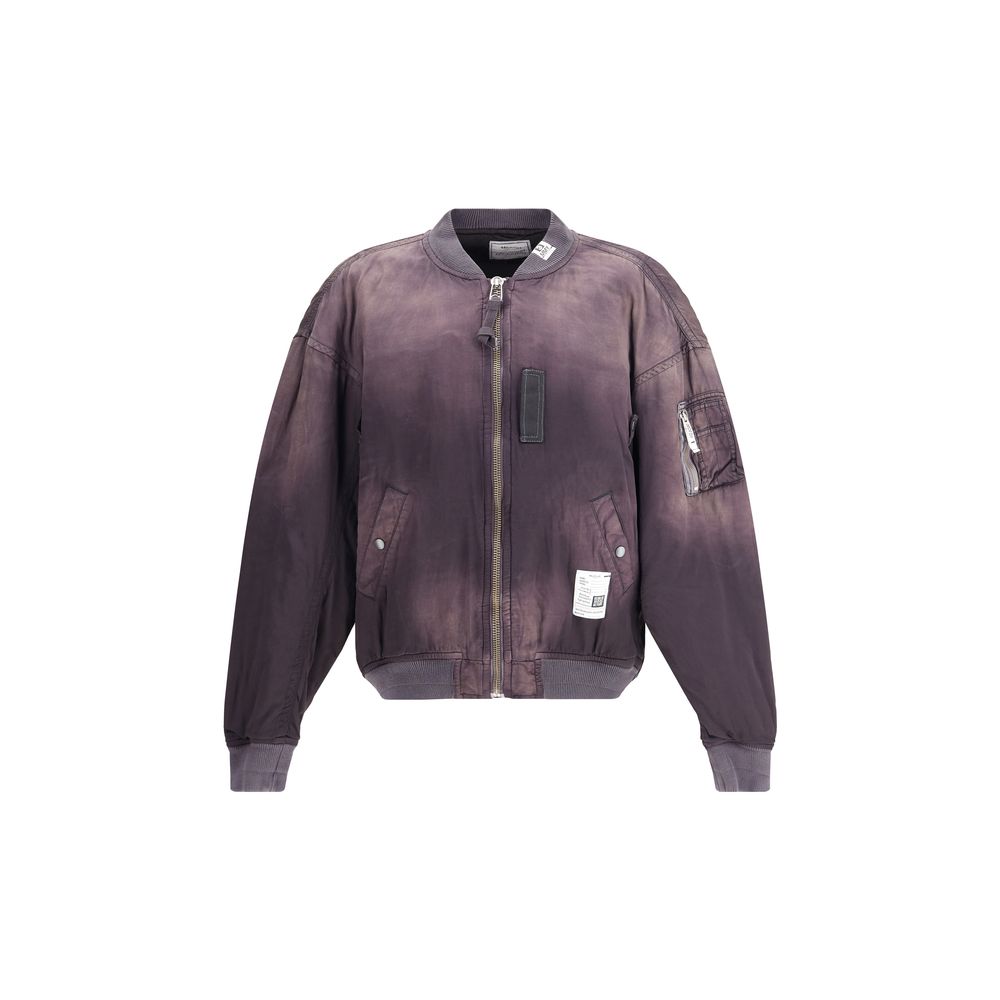 Maison Mihara Yasuhiro Black Rayon Men's Bomber