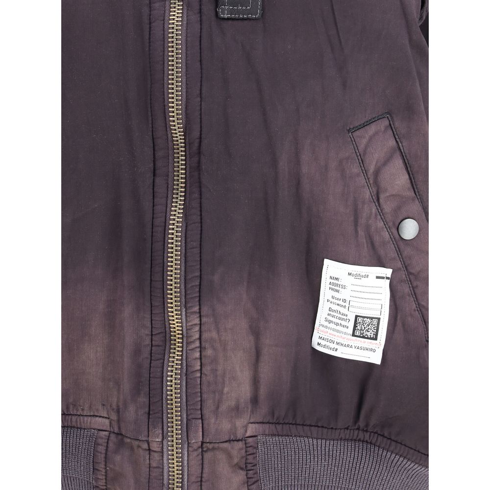 Maison Mihara Yasuhiro Black Rayon Men's Bomber