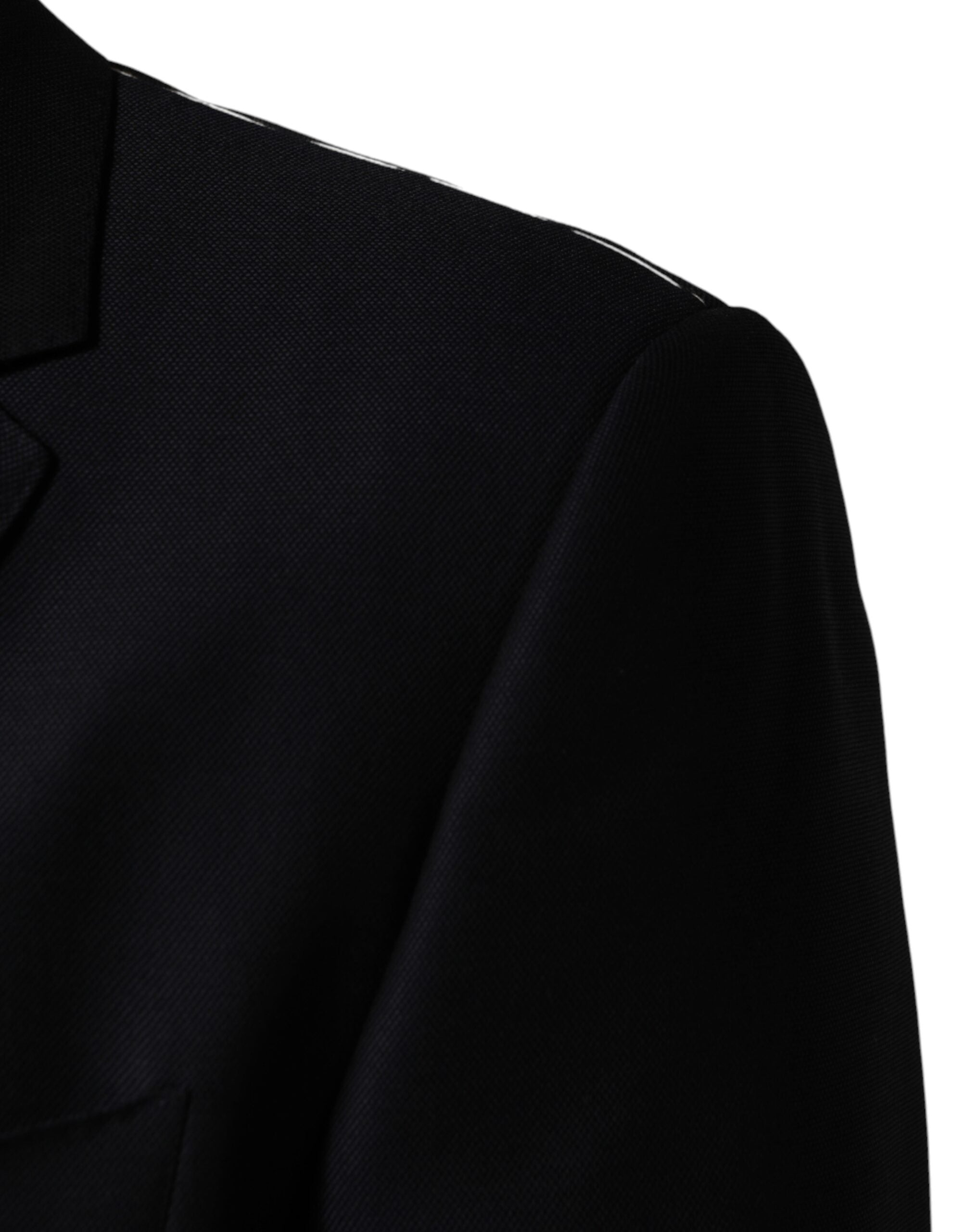 Dolce & Gabbana Blue MARTINI Single Breasted Jacket Women's Blazer
