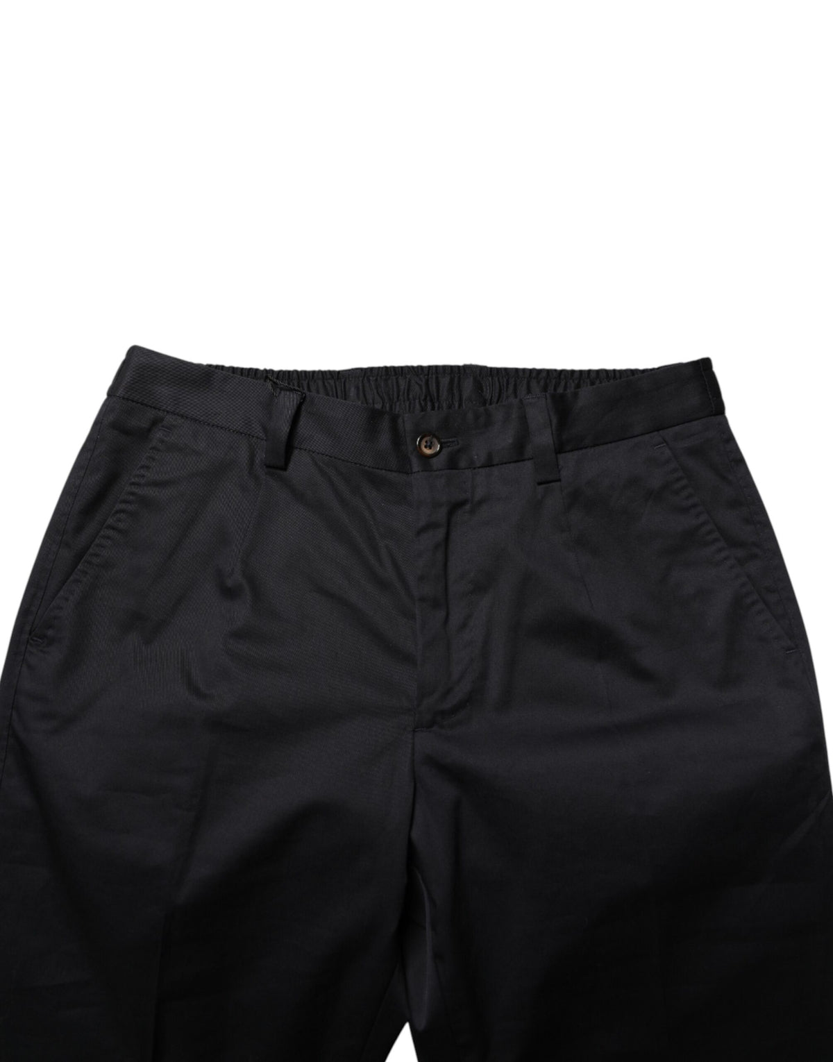Dolce & Gabbana Dark Blue Cotton Skinny Dress Trouser Men's Pants