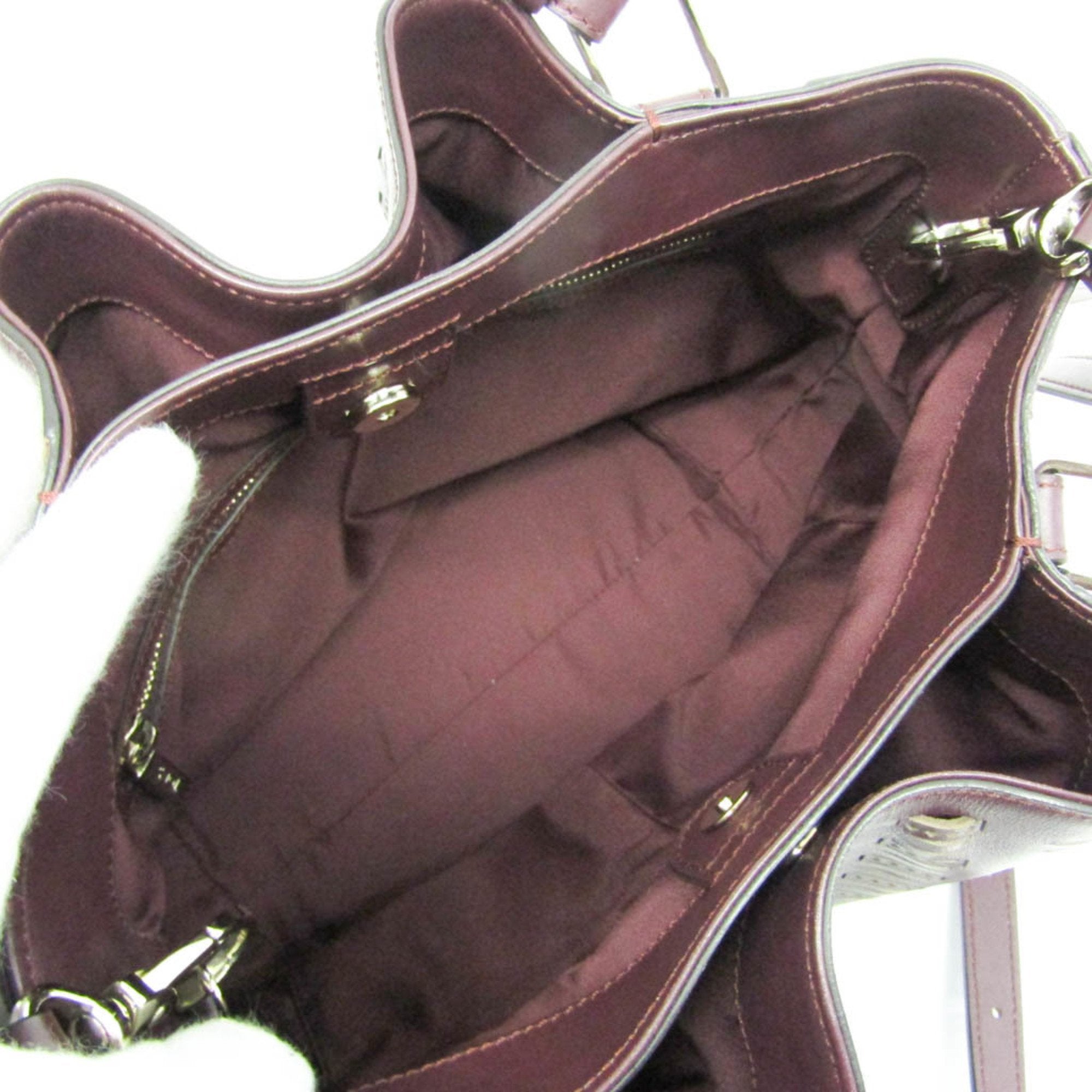 Tod's - Purple Leather Handbag (Pre-Owned)
