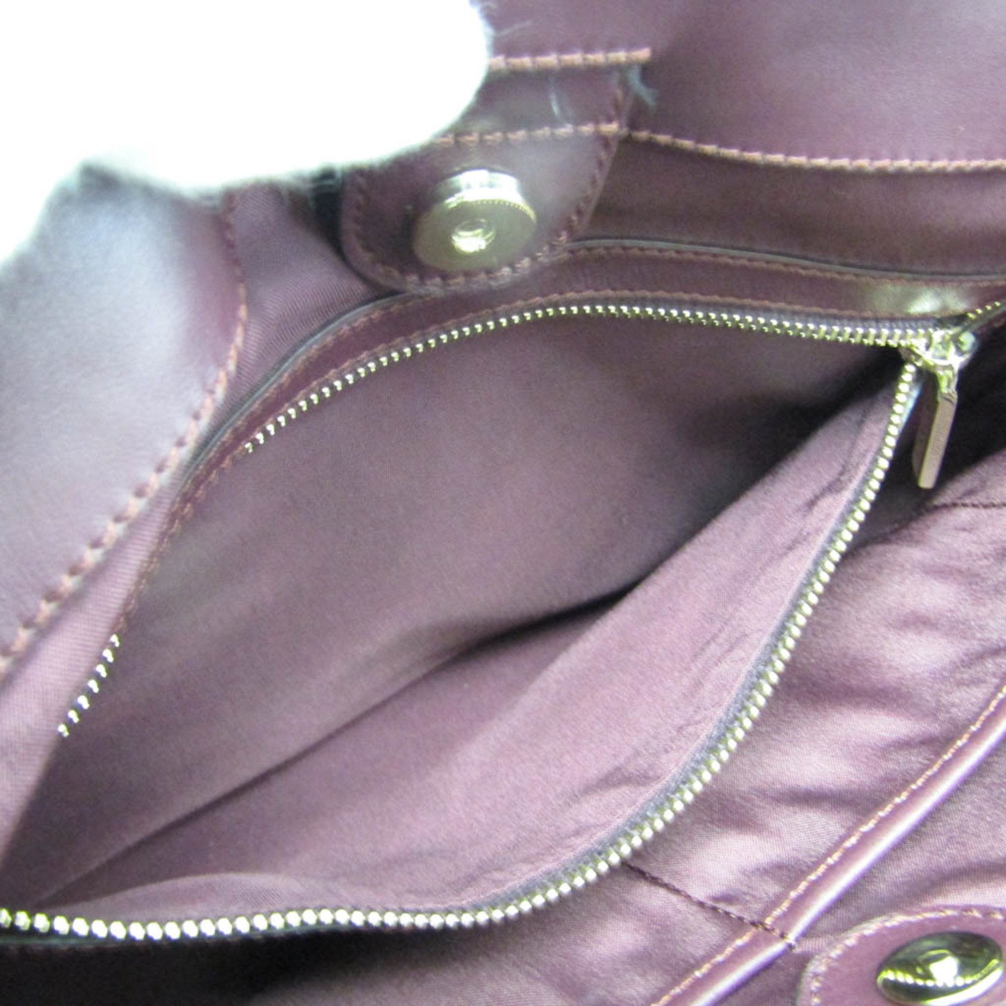 Tod's - Purple Leather Handbag (Pre-Owned)
