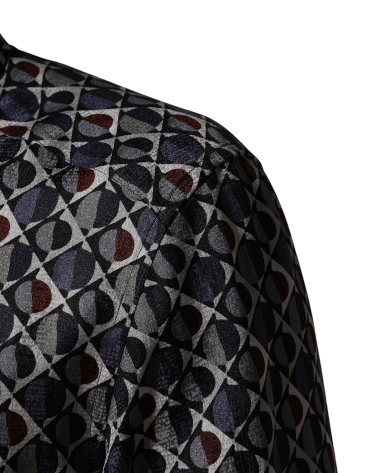Dolce & Gabbana Multicolor Patterned Collared GOLD Men Dress Men's Shirt